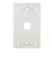 BELDEN AX102660 - Faceplate / Placa frontal / 1 Ventana / Color blanco / KEYCONNECT