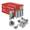 KIT para puertas autoportantes de hasta 3 m y 600 kg con rodillos de nylon
