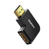 Adaptador HDMI Tipo L Macho a Hembra / Hacia Abajo / HDMI 2.0 4K@60Hz / Proporciona Flexibilidad Sin Doblar los Cables HDMI