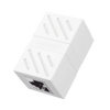 Acoplador (Extensor de Cable Ethernet RJ45 a RJ45) | 1000Mbps | Compatibilidad con Cat7 Cat6A Cat6 Cat5e | Compatible con POE | Ignífugo | ABS | Color Blanco