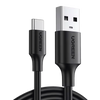 Cable USB-A a USB-C | 1 Metro | Carga y Sincronización de Datos | Carga Rápida 60W | Datos 5 Gbps | QC 3.0/2.0 | FPC | AFC | Protección Integrada | Duradero y Flexible| Caja ABS | Cubierta de TPE | Color Negro.