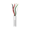 Bobina de 305 Metros (1000 Pies) / Cable de Cobre / 4 x 18 AWG / Riser / Color Blanco / Para Aplicaciones de Alarmas de Intrusión/Control de Acceso/ Automatización / Interfonos y Tv Porteros