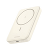 Power Bank MagSafe de 10000mAh | 20W | Carga Inalámbrica y por Cable USB-C | Sistema de Protección Inteligente | Tecnología de Carga Rápida | Ultra Delgado | Ultra ligero | Compatible con iPhone 15/14/13/12 | Color Beige.