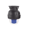 Luz de advertencia LED a prueba de explosión adecuado para su uso en Clase I, Div. I, Grupos C y D; Clase I, Div. 2, Grupos A, B, C y D; Clase II, Div. 1, Grupos E, F y G; Clase III, color Azul, 24 VCD