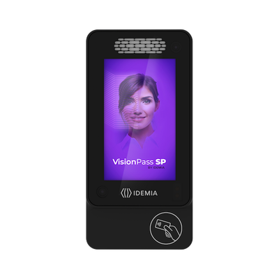 Lector facial Vision Pass SP MD con lector Mifare y Desfire incluido IP65