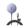 Cargador Inalámbrico Magnético | 15W | Tecnología Magsafe | Qi | Certificado MFM | Modulo de Carga Original | Carga Rápida | Fuerte Absorción Magnética | Cable de Nylon Trenzado | 1.5 metros | Multi Protecci&o