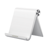 Soporte de Escritorio para Telefono Celular / Ajustable de 0° a 100° / Goma Antiarañazos / Antideslizante / Amplia Compatibilidad con dispositivos de 4 a 7.9 / Plegable / ABS / Color Blanco