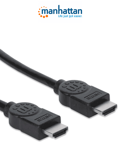 MANHATTAN 308458 - Cable HDMI de Alta Velocidad de 22.5 Metros/ Resolución 4k@30Hz/ Soprota 3D/ HDMI Macho a Macho/ Soporta Canal de Retorno de Audio ARC/ Blindado para Reducir Interferencia/