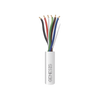 Carrete de 305 Metros (1000 Pies) / Cable de Cobre / 6 x 18 AWG / Plenum / Para Interior / Color Blanco / Para Aplicaciones de Alarmas de Intrusión/Control de Acceso/ Automatización / Interfonos y Tv Porteros