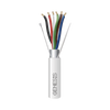 Carrete de 305 Metros / Cable de Cobre / 6 x 18 AWG / Plenum / Color Blanco / Blindado / Para Aplicaciones de Alarmas de Intrusión / Control de Acceso / Automatización / Interfonos y Tv Porteros
