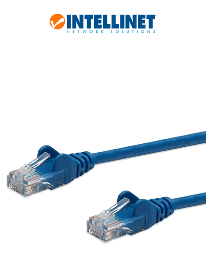 INTELLINET 342575 - Cable patch / CAT 6 / 1.0 Metro 3.0F / UTP Azul / Patch cord
