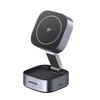 Cargador Inalámbrico 2 en 1 25W / Tecnología Magnética Qi 2 / 15W para Teléfono + 5W para Auriculares / Puerto USB-C 5W / Protecciones Múltiples / Cable USB-C Incluido