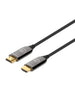 MANHATTAN - 356152 - Cable Óptico Activo HDMI Certificado 8K@60Hz / AOC Cable Óptico Activo HDMI macho a macho, 15 m 50 pies, con clasificación CMP/CPR, compatible con 4K@120Hz, 48G, HDR dinámico, HEC, eARC, contactos chapados en oro, negro