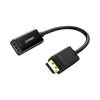 Convertidor DisplayPort a HDMI 4K| 3D | HDR | Blindaje interno | Botón Liberador | Carcasa de ABS | Plug & Play | CE, FCC, RoHS | Cable de 25 cm.