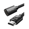 Cable de extensión HDMI 8K | 1 Metro | Macho a Hembra | HDMI 2.1 | 8K@60Hz | Núcleo de Cobre Puro 28AWG | Soporta la Conexión de hasta 3 Metros de largo en HDMI 2.1