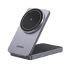 Cargador Inalámbrico 2 en 1 20W / Tecnología Qi2 15W Certificada / Carga Simultánea iPhone y AirPods / Ángulo Ajustable 70° / Diseño Plegable y Portátil / Compatibilidad Universal