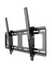 MANHATTAN - 461481 - Soporte de pared inclinable universal para TV de pantalla plana con ajuste de nivelación de poste / Soporta un televisor de 37« a 80» de hasta 80 kg 176 lbs.