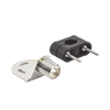 Soporte para antenas marinas con adaptadores de nailon para ajustarse a rieles cuadrados o redondos verticales u horizontales de 7/8″, 1″ y 11⁄4″