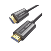 Cable HDMI de 50 Metros por Fibra Óptica 4K@60Hz | Fibra de 4 núcleos + Cobre estañado de 7 núcleos | Compatible con HDMI 2.0 | Alta velocidad 18 Gbps | 3D | HDR | Carcasa de Zinc | Premium | 2 Años de Garantía.