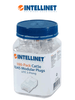 INTELLINET 502399 - Enchufe RJ45 CAT5E sólido UTP, bote de 100 piezas, con 15 micras de oro. MCI2