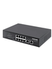 Intellinet - 561402 Switch Gigabit con 8 puertos PoE+ y 2 puertos Gigabit RJ45 de enlace ascendente