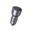 Cargador de Auto 52.5W | Puerto USB-A y USB-C | Carga Rápida | Compatible con Vehículos de 12 y 24 VCD | PD3.0 + QC3.0 | Chip Inteligente | Diseño Compacto Mayor Eficiencia Energética | Caja de Aluminio.