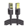 Cable Ethernet Cat7 CLASSâ… F/FTP Redondo con Malla de Nylon 3 Metros