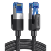 Cable Ethernet Cat8 CLASSâ… F/FTP Redondo con Malla de Nylon 2 Metros