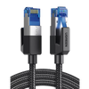 Cable Ethernet Cat8 CLASSâ… F/FTP Redondo con Malla de Nylon 5 Metros