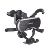 Soporte de Automóvil para Rendija de Ventilación | Tecnología Gravity | Rotación de 360° | Suspensión por Gancho | Pinzas de Goma | Compatible con Rejilla de Ventilación Horizontal y Vertical.