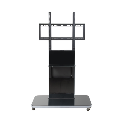 Soporte de Pantalla con Ruedas / Compatible con Monitores de 55 a 86 / Base para Colocar Accesorios Adicionales (Incluye Montaje para Pantalla)