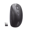 Mouse Gaming Inalámbrico| 5000 DPI | 5 Niveles de DPI |6 Botones | Recargable | Tri-Modo USB/BT/2,4 GHz | Diseño Ergonómico | Alta Capacidad de Batería | Luz Led | Compatible con Windows macOS Android iOS Linux.