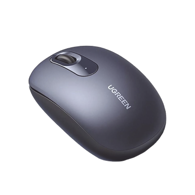 Mouse Inalámbrico 2.4G 800/1200/1600/2400 DPI | Función de 3 botones | Alcance 10m | Silencioso | Ergonómico | Anti-caída y Anti-interferencias | Batería Alcalina AA incluida | Midnight Blue.