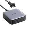 Cargador de Escritorio de 100W | 4 Puertos de Carga Rápida | 3 USB-C | 1 USB-A | Tecnología GaN II +SIC | Power Delivery 3.0 | Quick Charge 4.0 | Chip Confiable y Carga Inteligente | Optimiza la Experiencia de Carga