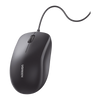 Mouse Óptico USB | Cable USB de 1.5 metros | 3 Botones | 1200DPI | Diseño Ergonómico | Silencioso | Color Negro | Windows / MacOS / Linux / Chrome y otros | También Compatible con DVR / NVR.