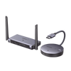 Transmisor y Receptor Inalámbrico HDMI | 50m | Salida HDMI y VGA (Simultanea) | Audio 3.5mm | Efecto 3D | Luz Indicadora LED | Clic and Go | Señal Estable | Amplia Compatibilidad | Conecta con un Clic.