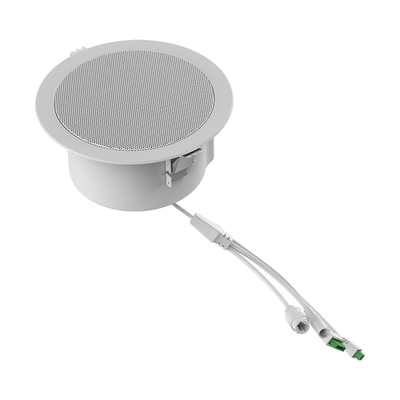 Altavoz de techo para voceo y paging, 2 líneas SIP, potencia de hasta 10W, alimentación vía PoE