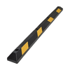 Tope Vehicular P / Estacionamiento / 183cm / Color Negro-Amarillo / 8 Franjas Reflejantes.