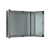 Gabinete de Doble Puerta, 1200 x 1200 x 400 mm, de Acero Inoxidable, Cepillado. Protección NEMA 12, IP55, IK10