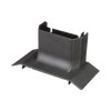 Accesorio de Conexión a Canaleta T70, Para Canaleta de Piso AFR4BCBL6, Material PVC Rígido, Color Negro