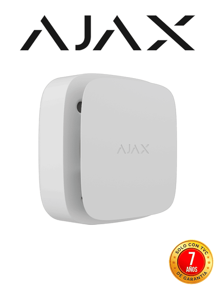 AJAX FireProtect 2 RB Heat/Smoke - Detector inalámbrico de incendio con sensores de Calor y Humo. Color Blanco VIVESEGURO