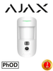 AJAX MotionCam W PhOD - Detector de movimiento con Verificación fotográfica y con la función de mandar imágenes sobre demanda. Color Blanco VIVESEGURO