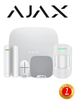 AJAX KIT RESIDENCIAL LIGHT - Panel de alarma Hub2Plus conexión Ethernet / WiFi / LTE, APP “AJAX PRO” iOS y Android , 1 sensor de movimiento, 1 detector para puerta o ventana, 1 control remoto y una sirena interior inalámbrica color Blanco