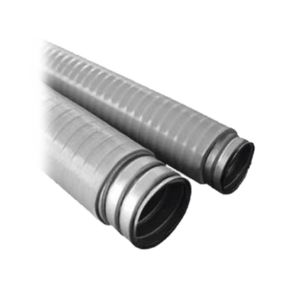 Tubo Flexible tipo Liquidtight de 3/4 (19 mm). Acero + PVC. Rollo de 50 Metros.