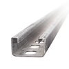 Unicanal Perforado 4 X 2 cm X 3 m / Calibre 16 / Galv. Electrolítico