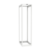 Rack de Cuatro Postes Estándar de 19, Rieles Roscados #12-24, Profundidad Ajustable de 23 a 42 in, 45 Unidades de Rack, Color Blanco