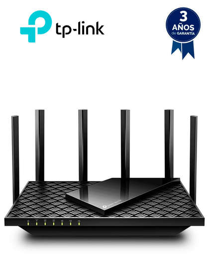 TP-LINK ARCHER AXE75 - Router Triple Banda AX6600 MU-MIMO , 1 Puerto WAN/LAN 2.5 Gbps , 1 Puerto WAN/LAN 1Gbps , 3 Puertos LAN 10/100/1000 Mbps , 2 puerto USB 3.0 , 8 antenas de alta ganancia , OneMesh GAMETP