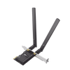 Adaptador PCIe inalámbrico doble banda AX1800 Mbps / Seguridad Inalámbrica WPA3 /Antena de alta ganancia / Tecnología MU-MUMO 2X2 / Soporte de perfil bajo y Altura completa / Bluetooth 5.2