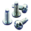 Kit de 20 Tornillos #10-32 x 0.75, Para Uso con Rieles de Tornillo Directo o Tuerca Enjaulada, de Acero, Color Negro