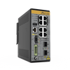 8x 10/100/1000T, 2x 1G/10G SFP+, Industrial Ethernet, Layer 2+ Switch, PoE++ (TAA)